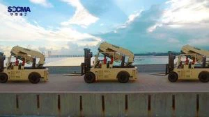 Кран важкого навантажувача 25 тонн